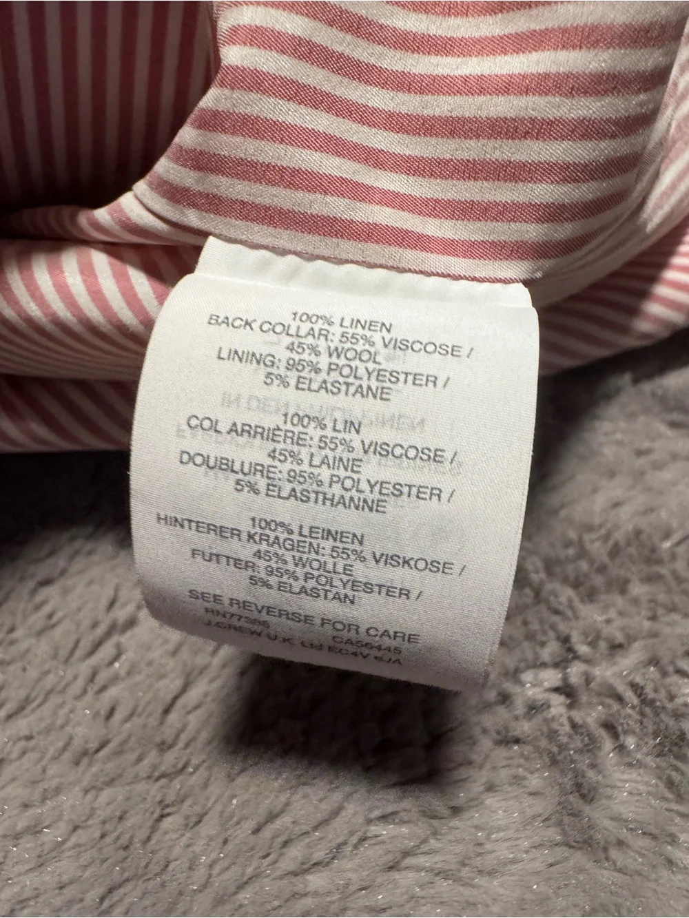 J Crew Gingham Blazer